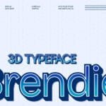 Brendie 3D Font
