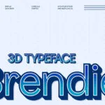 Brendie 3D Font