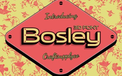 CS Bosley 3D Font