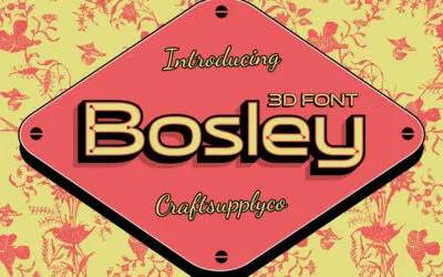 CS Bosley 3D Font