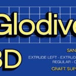 CS Glodive 3D Font