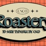 CS Roastery 3D Font