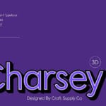 Charsey 3D Font