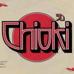 Chioki 3D Font
