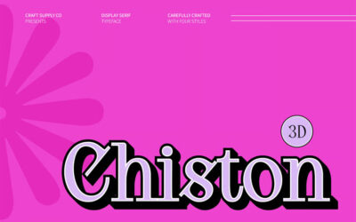 Chiston 3D Font