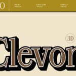 Clevon 3D Font