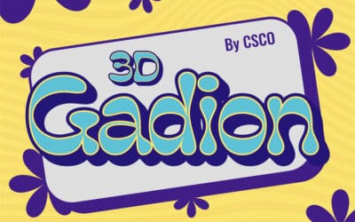 Gadion 3D Font