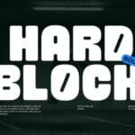 Hard Block Font