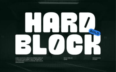 Hard Block Font