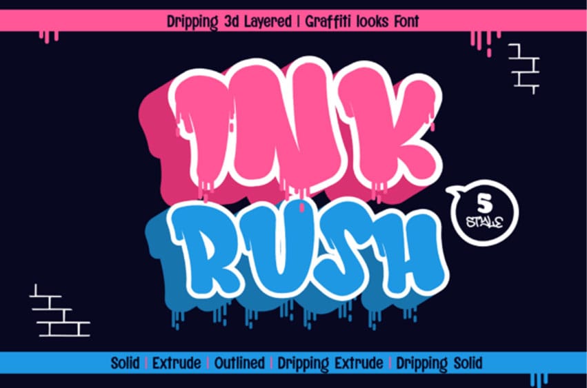 Ink Rush Font